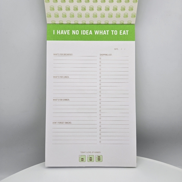 Knock Knock I Have No Idea What to Eat Meal Planning Pad - Picture 5 of 7